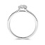 The House Of Blinckers THOB Ring 41.05771/17 14k Witgoud 1x0,15crt Ovaal geslepen Diamant Totaal 0.28crt H SI Briljant geslepen Diamant Maat 17
