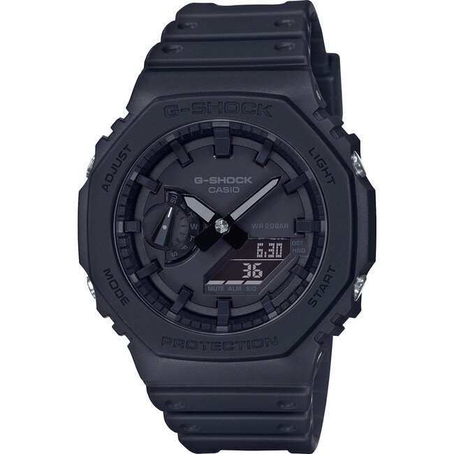 Casio G-Shock G Shock Horloge GA-2100-1A1ER Analoog Digitaal Zwart