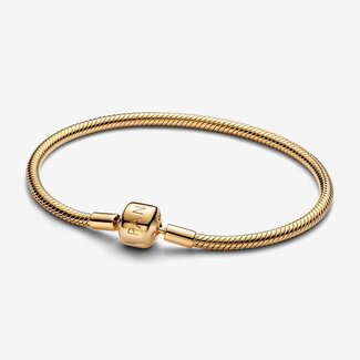 Pandora Pandora Armband 563390C00-18 Zilver 14k Geelgouden Plating  Maat 18