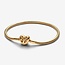 Pandora Pandora Armband 563516C01-20 Zilver 14k Geelgouden Plating Hart met Levensboom  met Zirkonia Maat 20