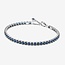 Pandora Pandora Armband 591469C02-18 Zilver Tennis Armband met Royal Blue Crystal Maat 18