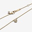 Pandora Pandora Collier 363548C01-45 Zilver met Geelgouden Plating met Zirkonia Hanger 45cm