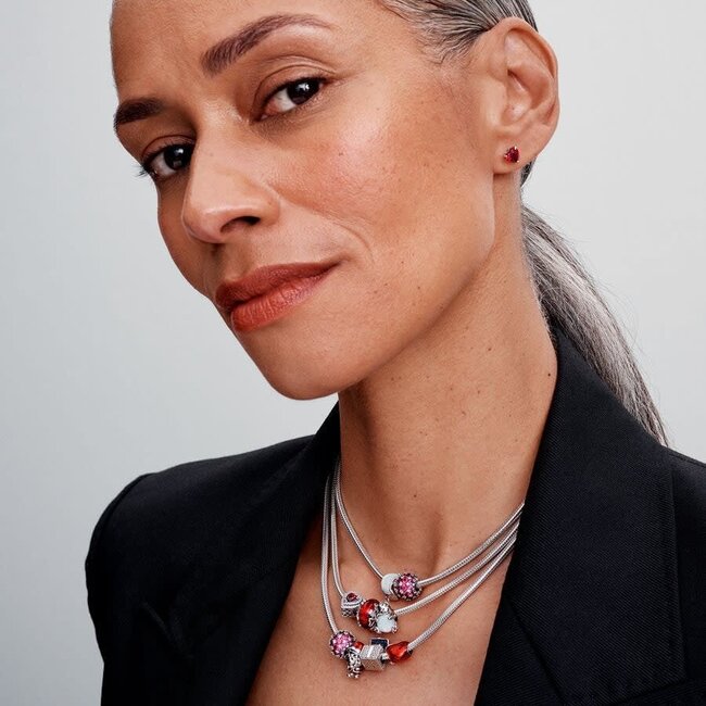 Pandora Pandora Bedel 793593C01 Zilver Kerstman met Wiebelend Hoofd