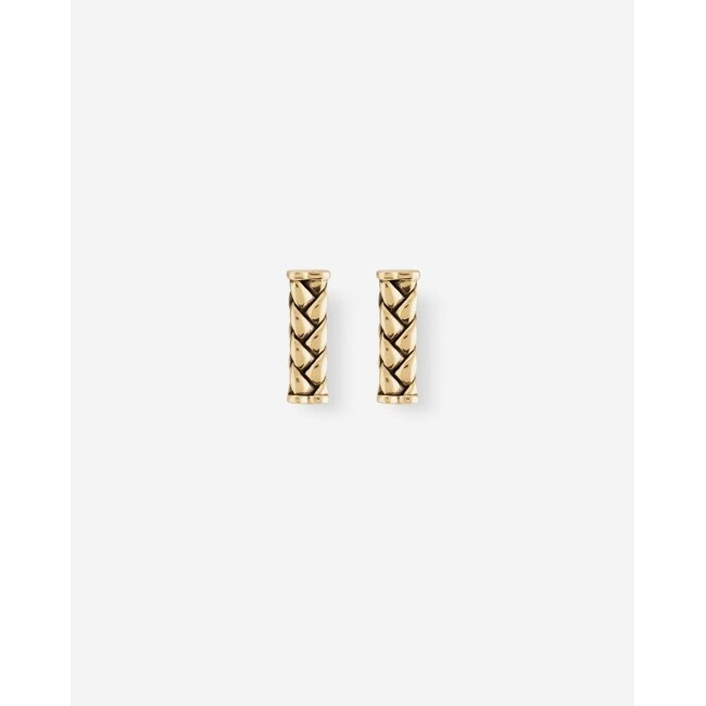 Buddha to Buddha Buddha to Buddha Oorbellen G019 one George 14k Geelgoud