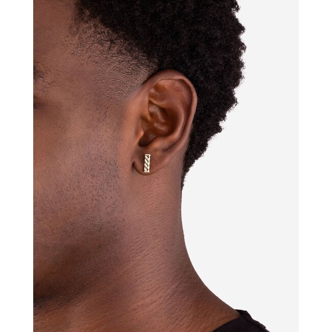 Buddha to Buddha Buddha to Buddha Oorbellen G019 one George 14k Geelgoud