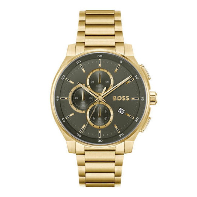 BOSS BOSS Horloge HB1514190 Peak Staal met Geelgouden Plating Chronograaf Quartz 44mm