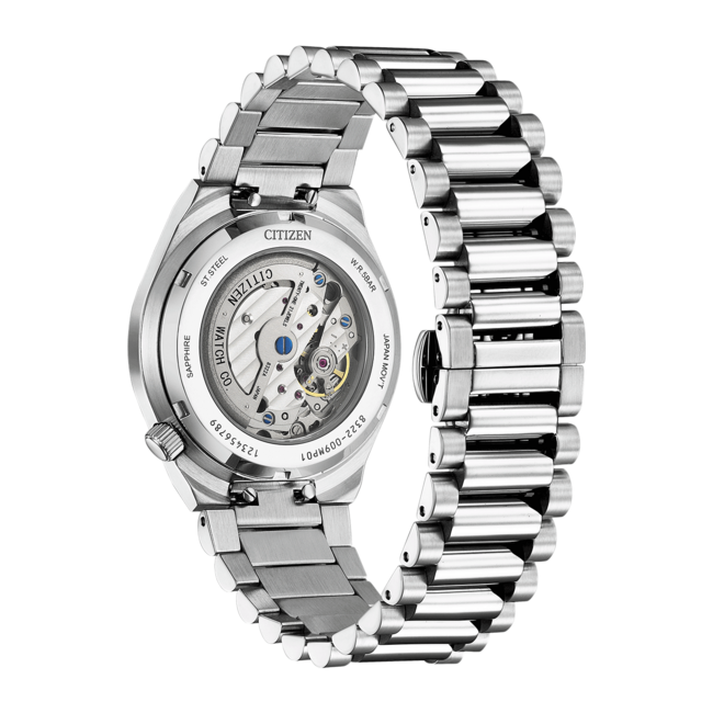Citizen Citizen Horloge NK5010-51L Staal Automaat met Blauwe Wijzerplaat 50m Waterdicht 39mm