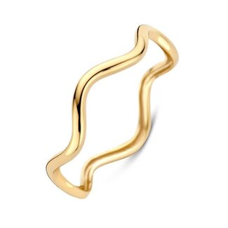 Blush Blush Ring 1261YGO/56 14k Geelgoud Golf Glad Maat 56