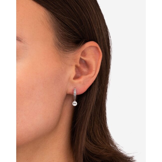 Buddha to Buddha Buddha to Buddha Oorbel 415  Esther Zilver Per Paar