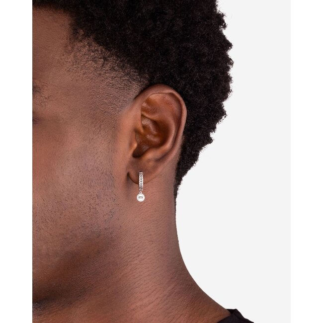 Buddha to Buddha Buddha to Buddha Oorbel 415  Esther Zilver Per Paar