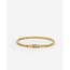 Buddha to Buddha Buddha to Buddha Armband J175GV D Katja Mini Zilver met Geelgouden Plating Maat D
