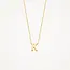 Blush Blush Collier met Hanger 3155YGO_K 14k Geelgoud met Letter K 42cm