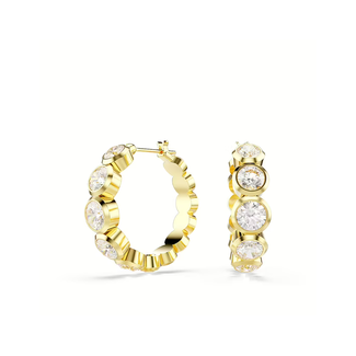 Swarovski Swarovski Oorbellen 5711483 Imber Goudkleurig met Kristallen  7x24mm