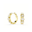 Swarovski Swarovski Oorbellen 5711483 Imber Goudkleurig met Kristallen  7x24mm