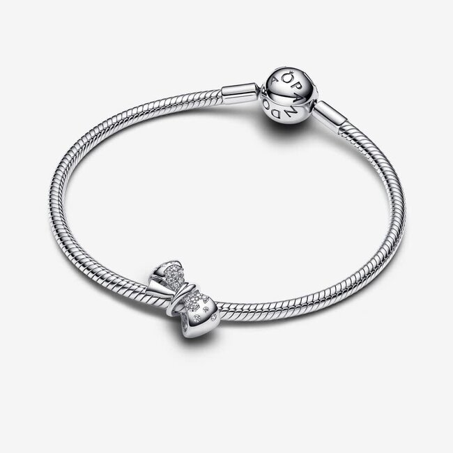 Pandora Pandora Bedel 793442C01 Zilver Strik met Zirkonia