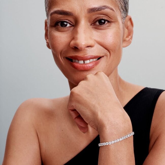 Pandora Pandora Armband 593539C01 Zilver Tennis met Zirkonia 18cm