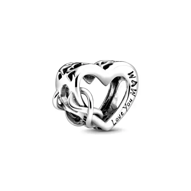 Pandora Pandora Bedel 798825C00 Zilver Hart met Infinity