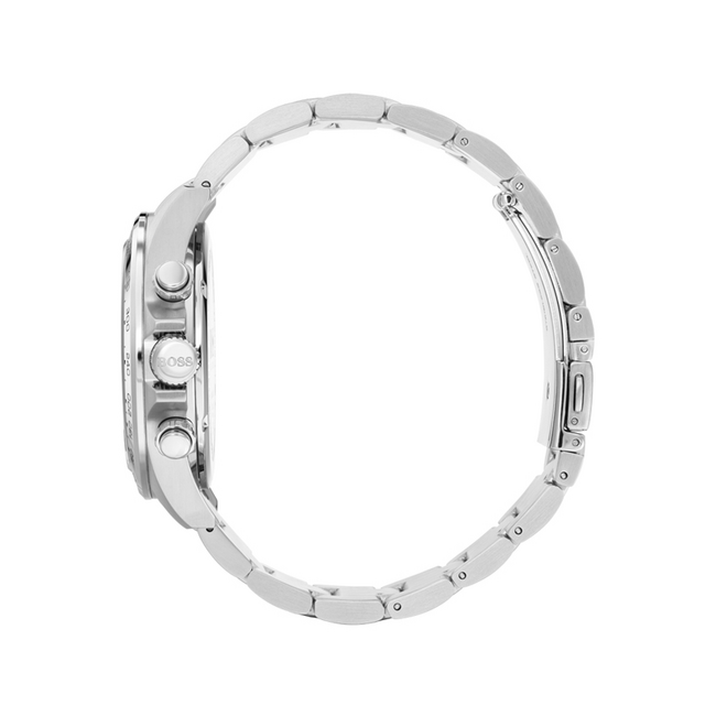 BOSS BOSS Horloge HB1513755 Hero Staal Chronograaf Quartz met Blauwe Wijzerplaat 43mm