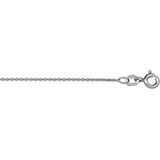 Blinckers Jewellery Huiscollectie BJ Collier 13.22386 Anker Zilver 1,2mm x 41-45cm