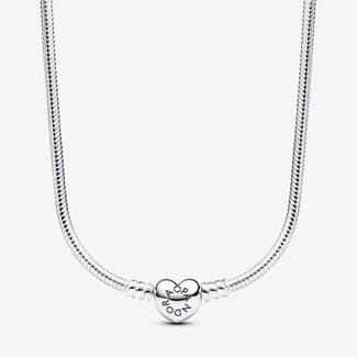 Pandora Pandora Collier 393091C00-45 Zilver met Hart Sluiting 45cm
