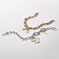 Pandora Pandora Bedel 763369C01 Zilver met 14k Geelgouden Plating Anker