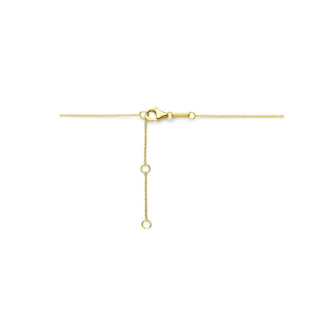 The House Of Blinckers THOB Collier 40.30831 14k Geelgoud Hart met Love 41.5 - 43.5 - 45.5cm