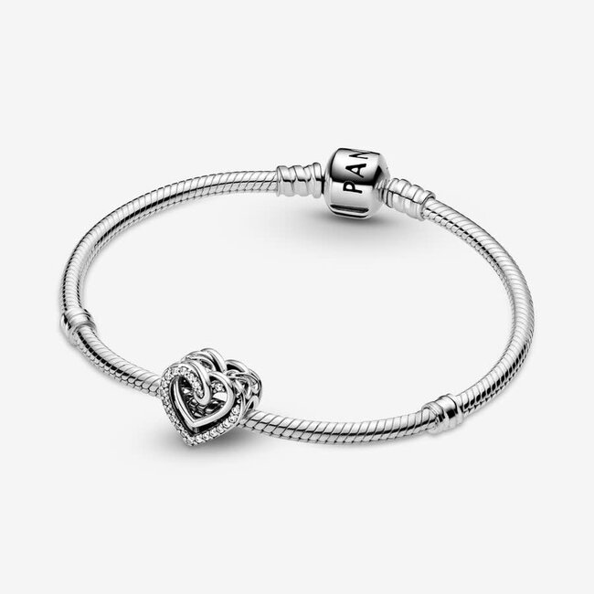 Pandora Pandora Bedel 799270C01 Zilver Hart met Zirkonia