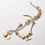 Pandora Pandora Bedel 769187C01 Zilver met 14k Geelgouden Plating "Mother and Daughter"
