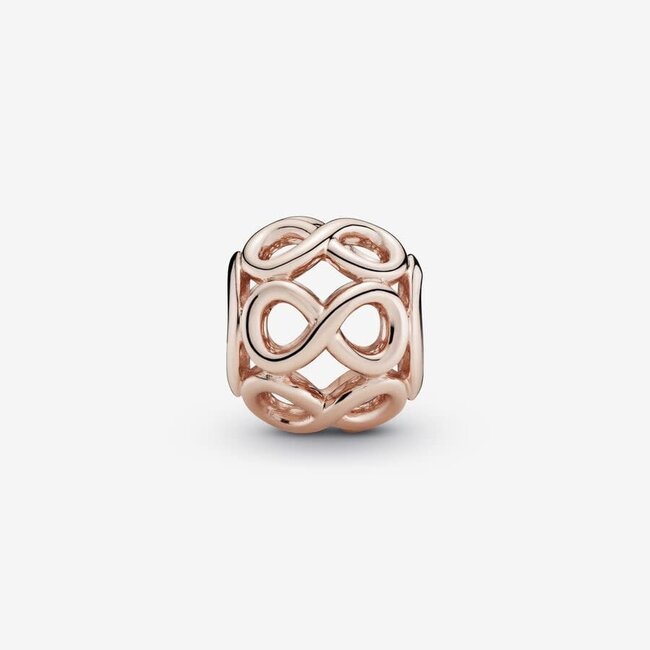 Pandora Pandora Bedel 781872  Zilver Rosegouden Plating Infinity Clip