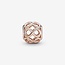 Pandora Pandora Bedel 781872  Zilver Rosegouden Plating Infinity Clip