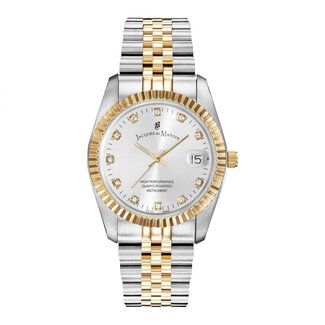 Jacques du Manoir Jacques du Manoir Horloge NRO.07 Staal Bi-color Quartz Swiss Made 36mm