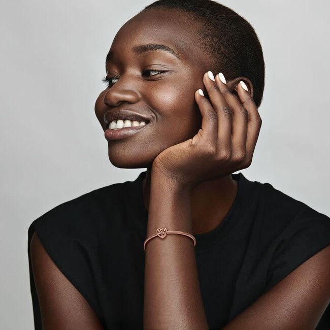 Pandora Pandora Bedel 788826C01 Zilver met Rosegouden Plating Levensboom