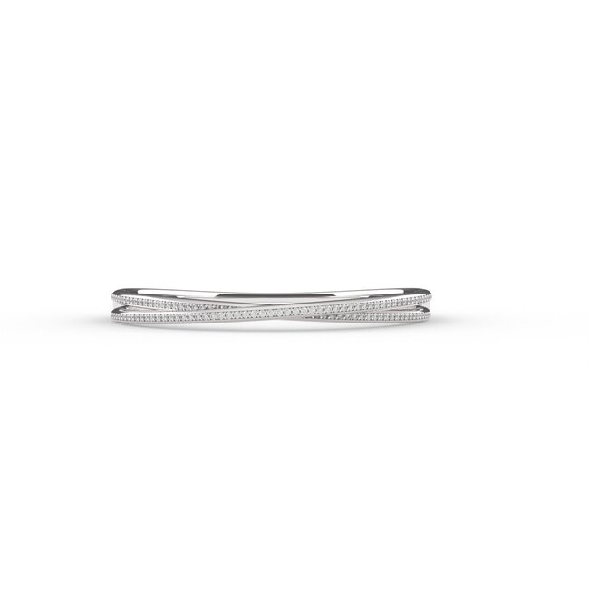 Ti Sento Milano Ti Sento Armband 23072ZI Zilver Bangle met Zirkonia