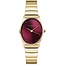Rosefield Rosefield Horloge OVGSG-OV15 Staal met Goudkleurige Plating Bordeau Wijzerplaat