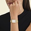 Rosefield Rosefield Horloge OCWSG-O40 The Octagon Staal met Geelgouden Plating Quartz en Witte Wijzerplaat