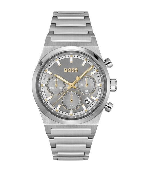 BOSS Boss Horloge HB1514221 Candor Staal Quartz Chronograaf 41mm