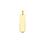 Blinckers Jewellery Huiscollectie BJ Hanger 40.34350 14k Geelgoud Balk Afgerond 2.9cm 25 x7 mm