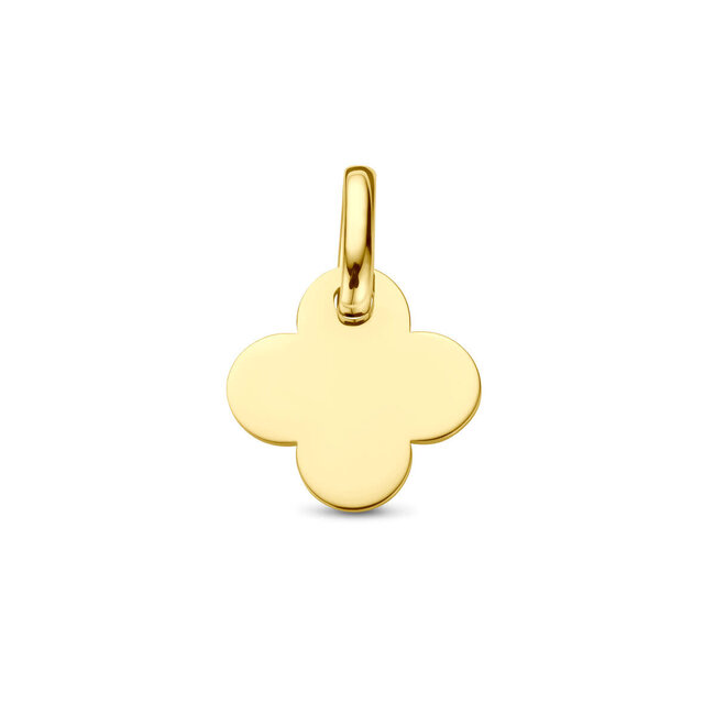 Blinckers Jewellery Huiscollectie BJ Hanger 40.30282 14k Geelgoud Klaver 14 x 14mm