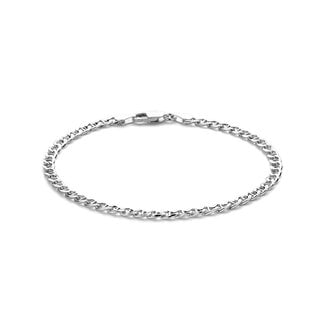 Blinckers Jewellery Huiscollectie BJ Armband 10.21799 Zilver Gourmette 3.8mm x 21cm