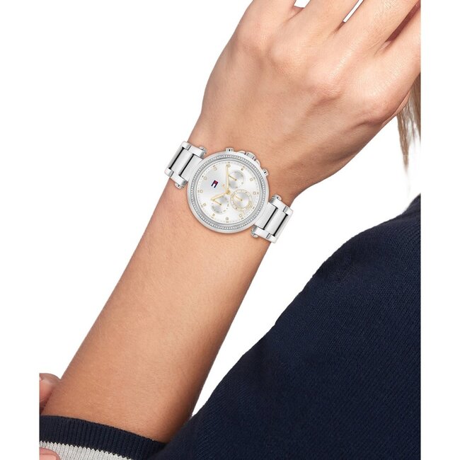 Tommy Hilfiger Tommy Hilfiger Horloge TH1782701 Emily Staal Quartz Chronograaf 38mm