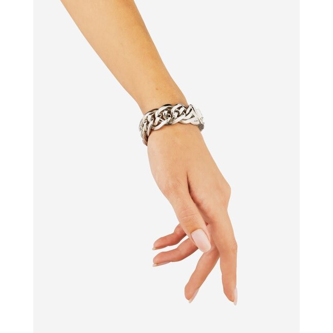 Buddha to Buddha Buddha to Buddha Armband 211 E+ Zilver Nathalie Small Maat E+