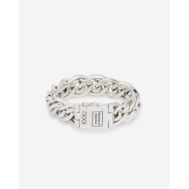Buddha to Buddha Buddha to Buddha Armband 211 E+ Zilver Nathalie Small Maat E+
