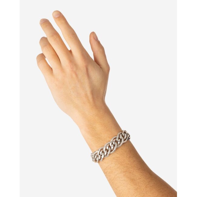 Buddha to Buddha Buddha to Buddha Armband 211 E+ Zilver Nathalie Small Maat E+