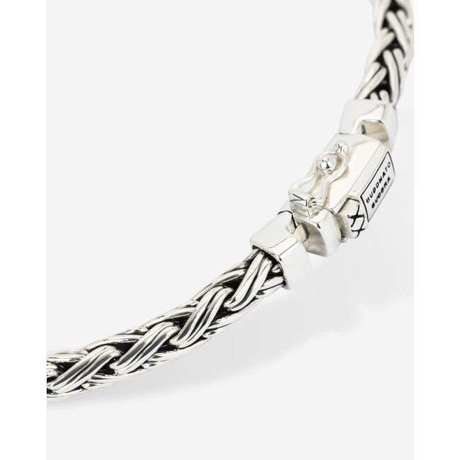 Buddha to Buddha Buddha to Buddha Armband J175 C+ Katja Mini Zilver Maat C+