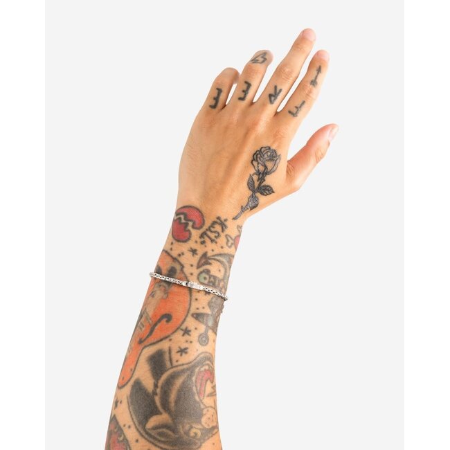 Buddha to Buddha Buddha to Buddha Armband J175 E Katja Mini Zilver Maat E