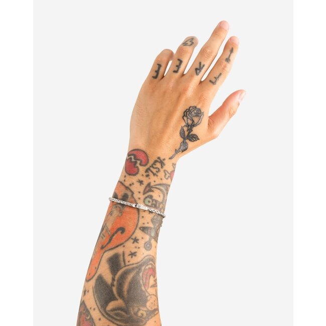 Buddha to Buddha Buddha to Buddha Armband J175 D Katja Mini Zilver Maat D