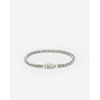 Buddha to Buddha Buddha to Buddha Armband J175 D Katja Mini Zilver Maat D