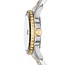 Fossil Fossil Horloge FS6031 Staal Bi-color Quartz met Zwarte Wijzerplaat