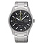 Seiko Seiko Horloge SSB419P1 Staal Quartz Chronograaf Saffierglas 100m Waterdicht met Zwarte Wijzerplaat 43mm