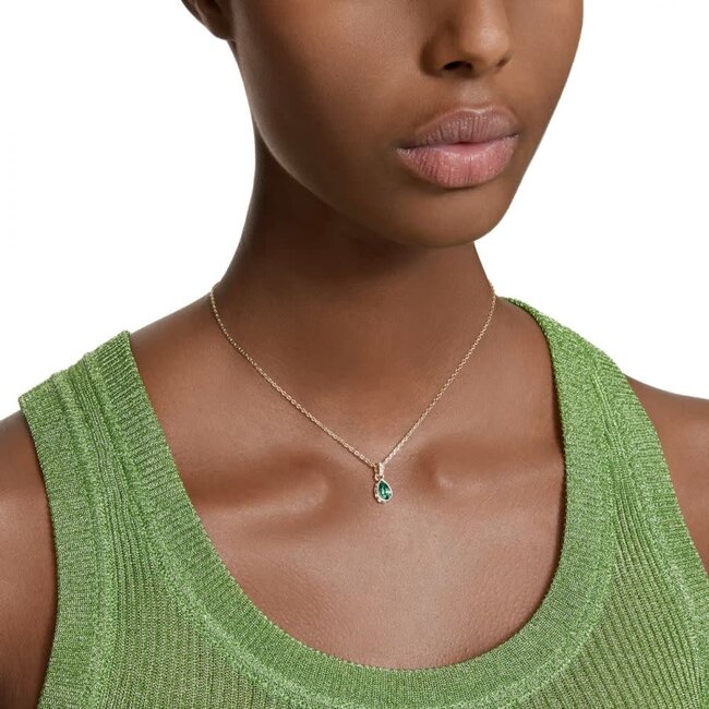 Swarovski Swarovski Collier 5648751  Chroma Kristallen, Goudkleurig, Zirkonia